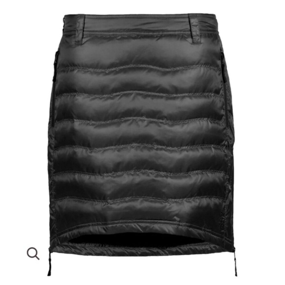 Black Quilted Mini Skirt
